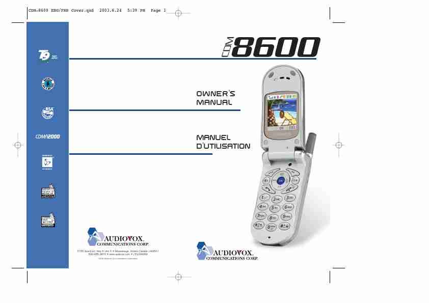 Audiovox Cell Phone CDM 8600-page_pdf